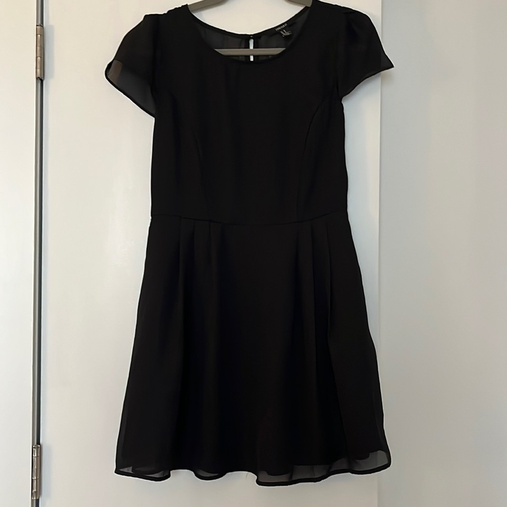 Flowy little black dress